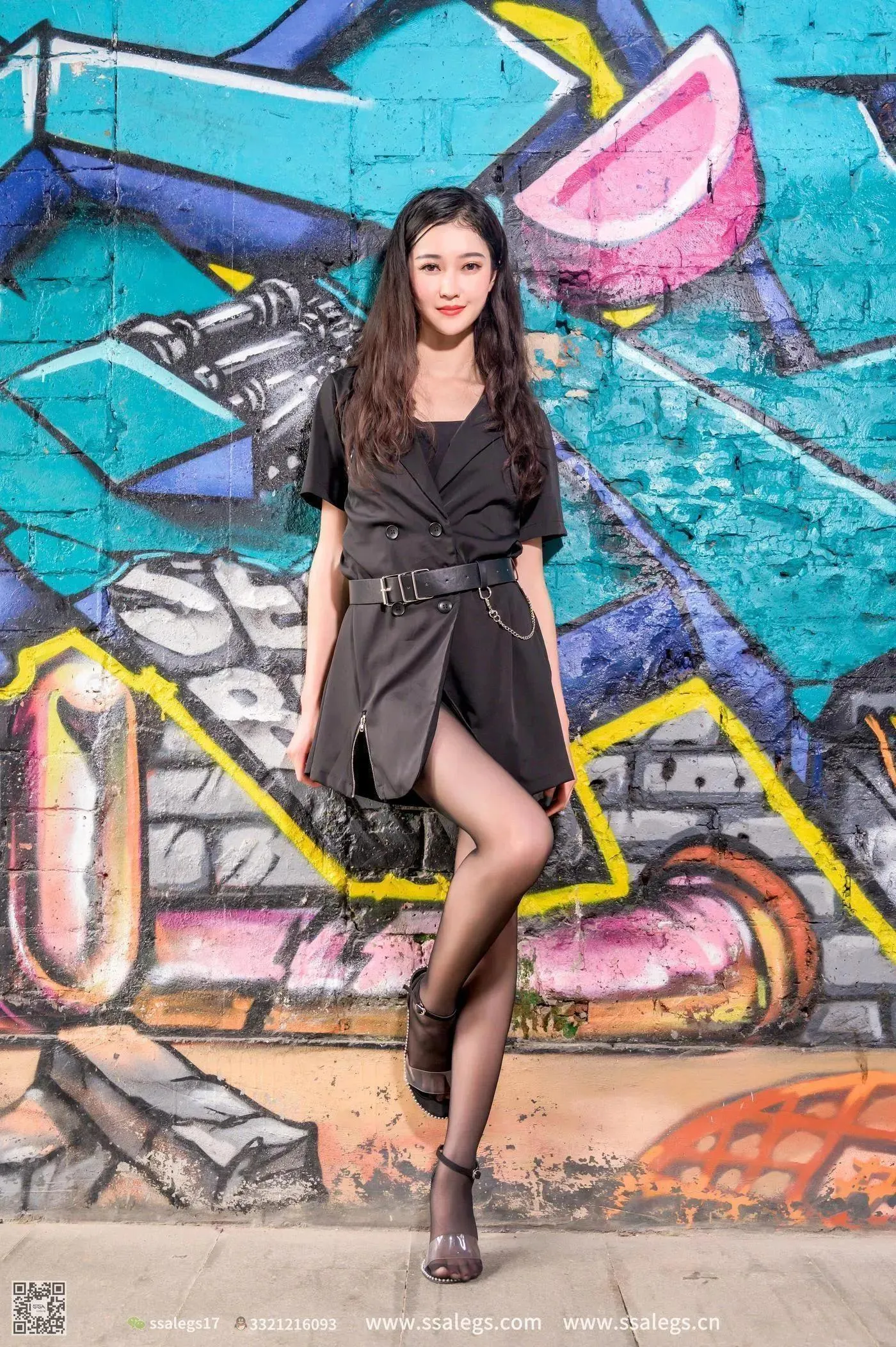[SSA丝社]超清写真 NO.468 漫漫 街拍黑丝(下) [84P]插图3
